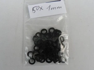 50 Achsdistanzringe Set 1 mm für 3  mm dicke Achsen für Carrera zum Basteln - Bild 1 von 1