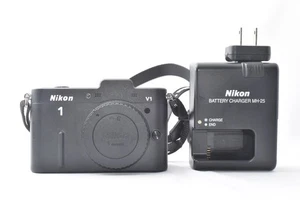 [CASI COMO NUEVA] Cámara Nikon 1 V1 sin espejo solo cuerpo negro #211 - Imagen 1 de 10