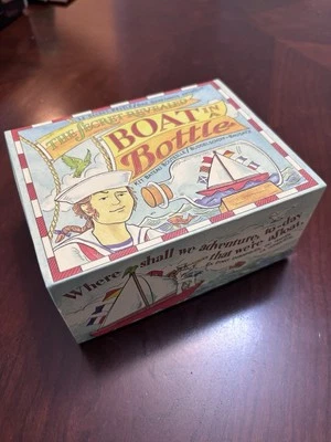 Authentic Models set de regalo Boat in a Bottle Kit, bote con botella, mezcla de materiales Foto 1 de 2