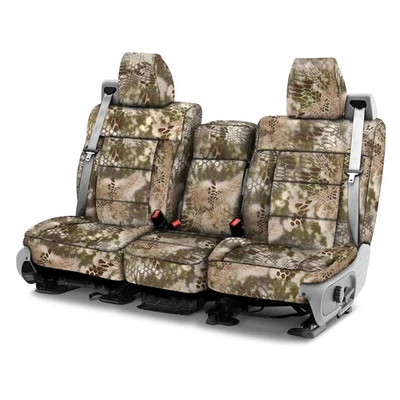 For GMC Sierra 3500 HD 08-09 Kryptek 1st Row Camo Highlander Custom Seat Covers Foto 1 de 4