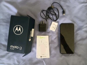 Motorola Moto G Pure 32GB, 6.5" Display, Blue, Unlocked - Photo 1 sur 5