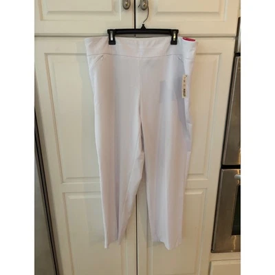 Investments the Park Ave Fit Secret Support White Straight Leg Pants 20WS - Image 1 of 4