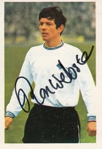 Vintage SIGNED FKS 1970/71 Sticker RON WEBSTER DERBY COUNTY - Picture 1 of 1