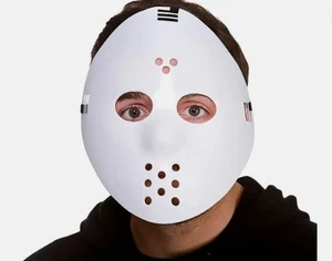 MASCARILLA DE HOCKEY para adultos Friday 13th Horror Jason Vorhees disfraz accesorio utilería - Imagen 1 de 1