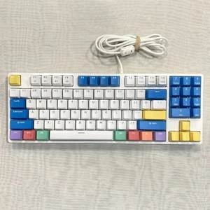 Havit KB487L 89 Key Mechanical Gaming Keyboard, Red Switch - White, Tested - Picture 1 of 14