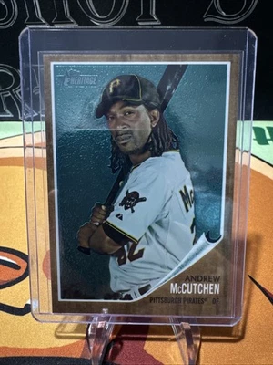 Andrew McCutchen 201 Topps Heritage #C1 cromo #/1962 Foto 1 de 3