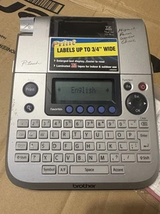 Brother P- Touch Label Printer. Tested. NEW Batteries. - Picture 1 of 20