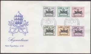 VATICAN Sc #J19-24.6 FDC PAPAL COAT of ARMS - Picture 1 of 1