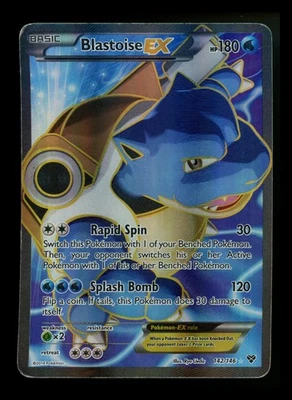 Blastoise EX 142/146 XY Base Set 2014 Full Art Holo Rare Pokémon Card TCG - Image 1 of 4