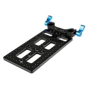 CAMVATE Multi-Purpose Mounting Cheese Plate w/15mm Rod Clamp fr IDX Power Adapte - Picture 1 of 8