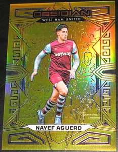 2023-24 Obsidian Nayef Aguerd Electric Etch Gold Flood JERSEY # 05/10 2024 #126 - Picture 1 of 2