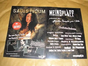 MUSIC FLYER - SADISTICUM SOUNDTRACK SAMPLER - GERMANY - Foto 1 di 1