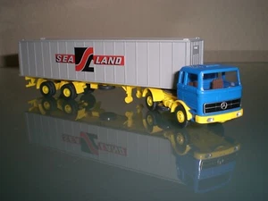 Wiking Mercedes-Benz MB LP 1620 Containersattelzug (40ft) SEALAND - Bild 1 von 3