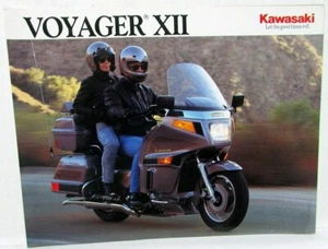 1991 Kawasaki Voyager XII Motorcycle Dealer Sales Brochure ZG1200-B5 Specs - Picture 1 of 3