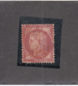FRANCIA (MK5695) # 63 EN MUY BUEN ESTADO USADO 80c 1872-75 CERES/ROSA, GATO ROSADO VALOR $14 - Imagen 1 de 1