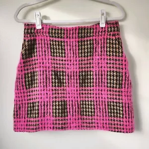 Boden Estella Karo Rock Neon Pink Größe 8 - Bild 1 von 7