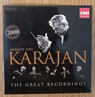 Herbert Von Karajan The Great Recordings 8CD Boxset Plus Booklet  - Image 1 of 4