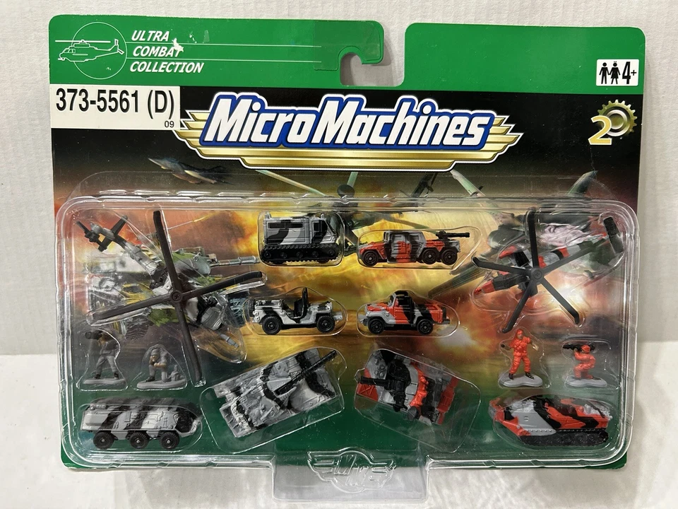 Micro Machines Military Ultra Combat Collection #2 Set- 10 Vehicles, 4 Figurines - Image 1 of 4