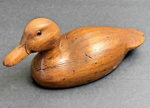 Vintage Hornick Bros. Stoney Point Decoys Wooden Duck 05676 nicht bemalt - Bild 1 von 14
