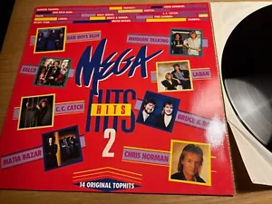 MEGA HITS VOL 2 MEGA 1986 14 TRACK DANISH LP LABAN MODERN TALKING MATIA BAZAR LP - Picture 1 of 24