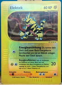 POKEMON - Expedition - Elektek - 76/165 - REVERSE HOLO - deutsch - Bild 1 von 2