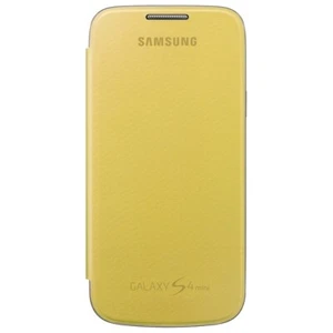 Samsung 2x Custodia Originale Flip Cover Case Galaxy S4 Mini I9195 Verde +gialla - Foto 1 di 10