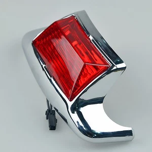 Rear MUDGUARD FENDER TIP LIGHT FOR Harley Electra Glide FLHT FLT FLHS FLHR FLSTC - Picture 1 of 4