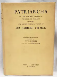 1949 1st,Laslett FILMER & PATRIARCHA: DIVINE RIGHT OF KINGS,Political Philosophy - Picture 1 of 13