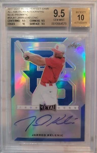 2017 Leaf MPG Blue Prismatic Autographed Jarred Kelenic #BAJK1 BGS 9.5 GEM MINT - Picture 1 of 2