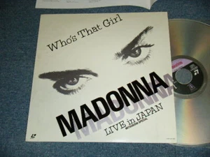 MADONNA Japan 1987 45P6･9017 LaserDisc WHO'S THAT GIRL LIVE IN JAPAN - Picture 1 of 6