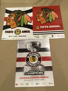 Chicago Blackhawks 4th 5th 6th Annual Convention Programs (3 total) - Picture 1 of 5