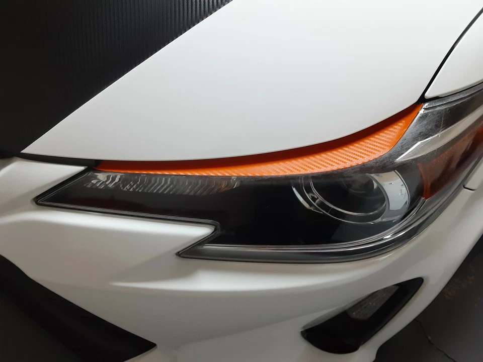 2014-16 Scion tC Faro precortado y luz trasera párpado fibra de carbono envoltura de vinilo Foto 1 de 3