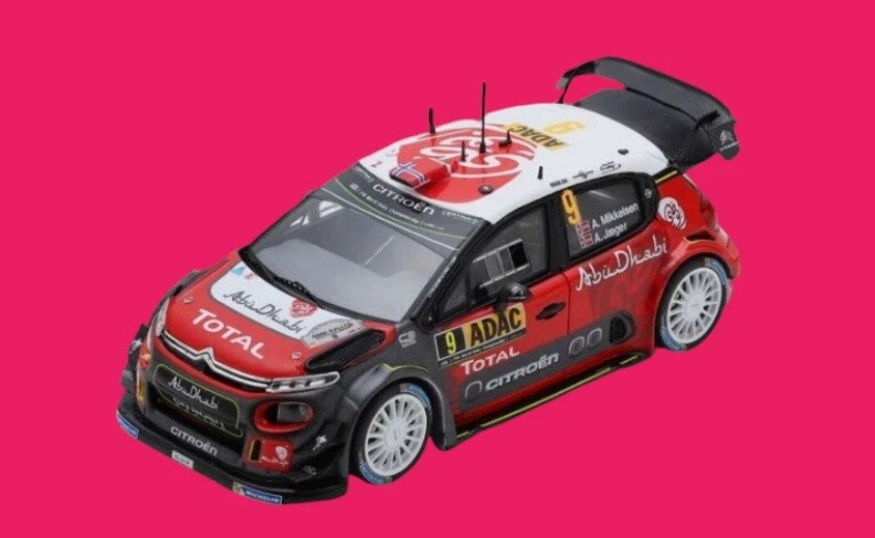 1/43 Spark Citroen C3 WRC Total-Abu Dhabi ADAC Rally Germania 2017#9 A.Mikkelsen - Immagine 1 di 2