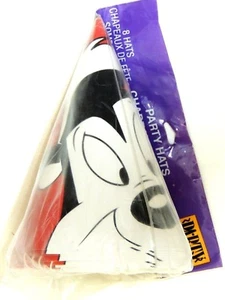 VINTAGE PEPE LE PEW 8-PARTY HATS - PARTY SUPPLIES - Picture 1 of 2
