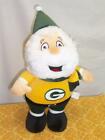 Green Bay Packers PLUSH Santa Clause Christmas Stuffed Decor Football NWT $35