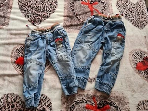 Baby Clothing - TWINS / Trouser / very warm Jeans. (12-18months) Pirate - Picture 1 of 4