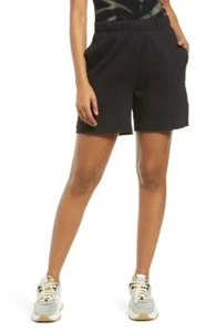 AFRM Women's Zamia French Terry Lounge Shorts In Black Size S - Picture 1 of 6