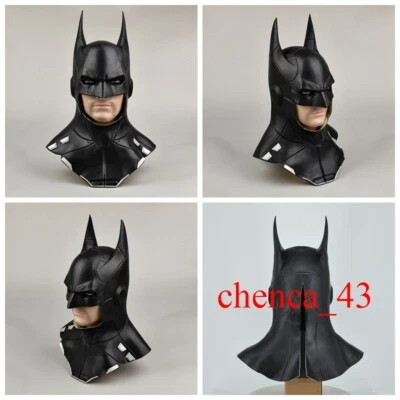 Justice League Batman Bruce Wayne Full Face Mask Cosplay Latex Helmet Headgear - Image 1 of 4