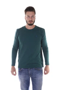 T-shirt Maglietta Versace Collection Sweatshirt Uomo Verde V800491VJ00180 1544 - Imagen 1 de 11