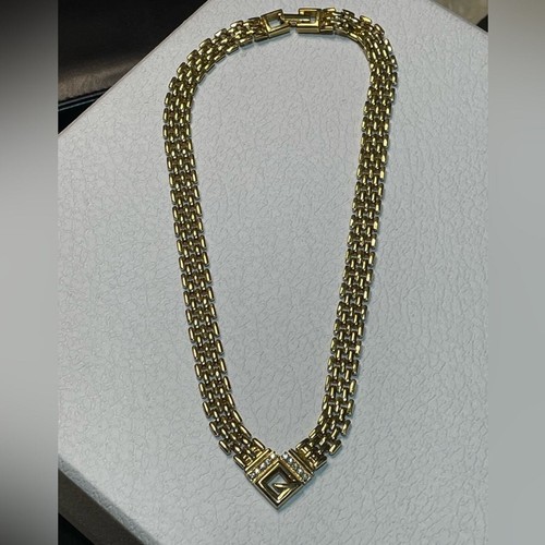 Givenchy Collana catena larga tono oro con certificato di autenticità