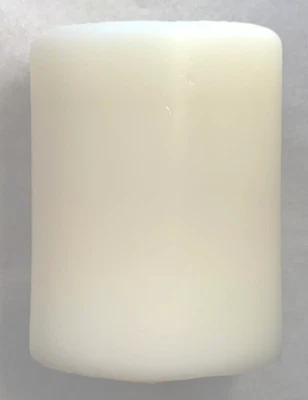 PartyLite 3-wick Candle 6 X 8 NOS w/o Box White, Unknown Light Floral Scent READ - Image 1 of 4