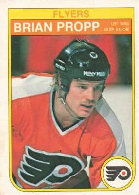 1982-83 O-Pee-Chee Hockey Brian Propp Philadelphia Flyers #256 - Image 1 of 2