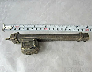 ANTICO ASTUCCIO PORTAPENNE ISLAMICO DIVIT bronzo/ottone, metallo - Foto 1 di 12