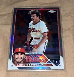 2023 Topps Chrome Update #USC59 Garrett Stubbs Refractor - Picture 1 of 3