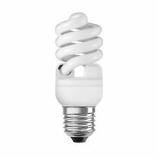 Osram 15W Mini Warm White CFL Deluxstar Twist Spiral ES Light Globes - 5 Pack