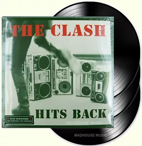 The CLASH LP x 3 Hits Back BEST OF + Poster New and SEALED Mails same Day - Picture 1 of 9