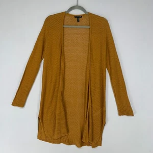 Chaqueta Eileen Fisher Mujer XS Marrón Largo Cárdigan Mezcla Cáñamo Ligera - Imagen 1 de 11