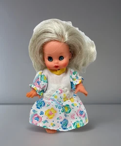 Muñeca Furga Tina Tilly Italia 6” Ojos Azules Cabello Rubio Italiano Conjunto Vintage RARO - Imagen 1 de 15