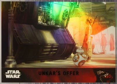 2015 Star Wars The Force Awakens Unkar's Offer #82 Foil 128/250 - Image 1 of 2