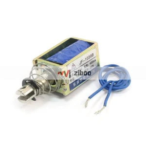 JF-1039B DC12V 400mA 10mm Pull Push Open Frame Solenoid Electromagnet 40x26x23✦K - Picture 1 of 1